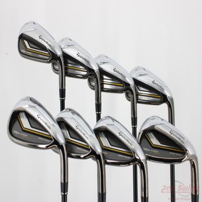 TaylorMade Rocketbladez Max Iron Set 4-PW AW TM Matrix Ozik Program 55 Graphite Senior Right Handed STD