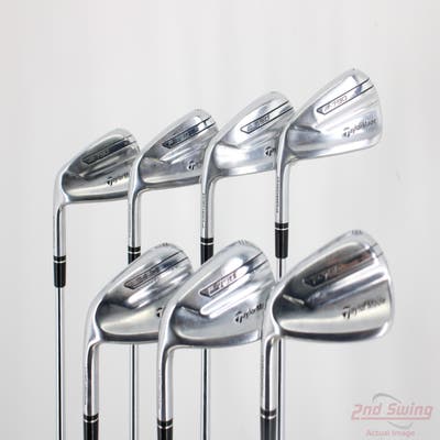 TaylorMade 2019 P790 Iron Set 4-PW Project X Rifle 6.0 Steel Stiff Left Handed +3/4"