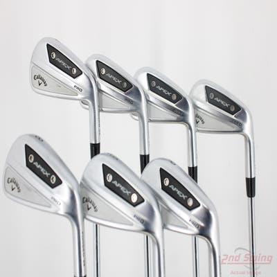 Callaway Apex Pro 24 Iron Set 4-PW True Temper Dynamic Gold Mid 115 S300 Steel Stiff Right Handed STD