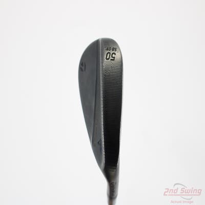 TaylorMade Milled Grind 3 Raw Black Wedge Gap GW 50° 9 Deg Bounce SB True Temper Dynamic Gold Tour Issue S200 Steel Stiff Right Handed 35.5in