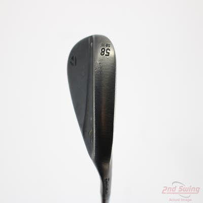 TaylorMade Milled Grind 3 Raw Black Wedge Lob LW 58° 11 Deg Bounce SB True Temper Dynamic Gold Tour Issue S200 Steel Stiff Right Handed 35.0in