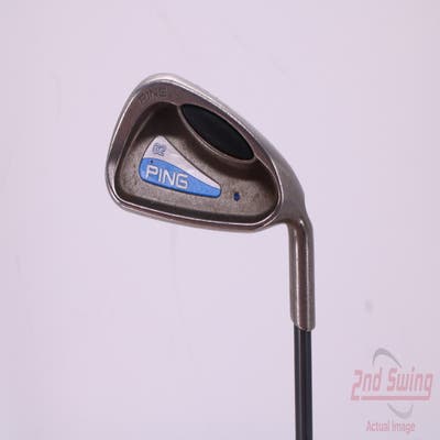 Ping G2 Single Iron 6 Iron Ping TFC 100I Graphite Regular Right Handed Blue Dot 37.75in