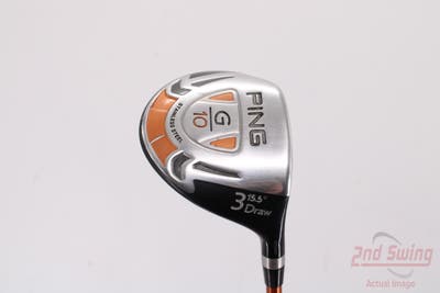 Ping G10 Draw Fairway Wood 3 Wood 3W 15.5° Ping TFC 129F Graphite Regular Right Handed 43.0in