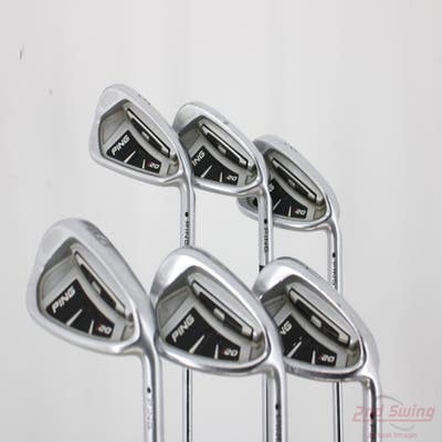Ping I20 Iron Set 6-GW Ping CFS Steel Stiff Right Handed Black Dot +3/4"