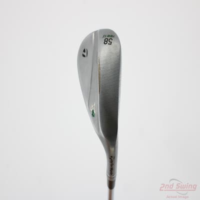 TaylorMade Milled Grind 4 Chrome Wedge Lob LW 58° 13 Deg Bounce HBW True Temper Dynamic Gold Tour Issue 115 Steel Wedge Flex Right Handed 35.0in