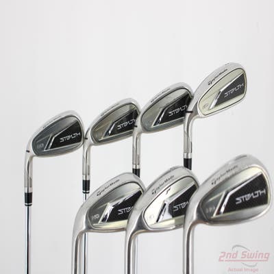 TaylorMade Stealth HD Iron Set 5-PW AW FST KBS MAX 85 MT Steel Regular Left Handed STD