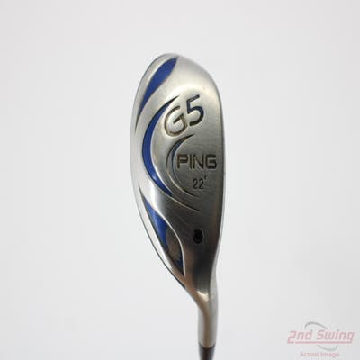Ping G5 Hybrid 4 Hybrid 22° Grafalloy ProLaunch Blue HY Graphite Stiff Right Handed 39.75in