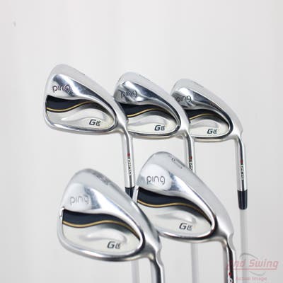 Ping G LE 3 Iron Set 7-GW ULT 250 Lite Graphite Ladies Right Handed Red dot +1/4"