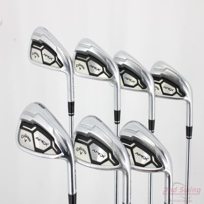 Callaway Apex CF16 Iron Set 4-PW Project X LZ 6.0 Steel Stiff Right Handed +1/2"