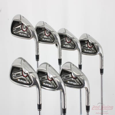TaylorMade Burner 2.0 Iron Set 5-PW AW TM Superfast 85 Steel Stiff Right Handed +1/2"