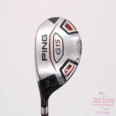 Ping G15 Fairway Wood 3 Wood 3W 15.5° UST GOLD 65 Graphite Stiff Left Handed 43.25in