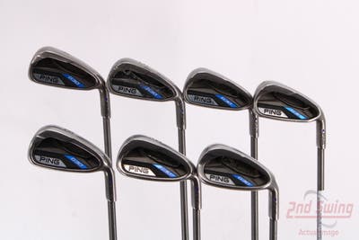 Ping G30 Iron Set 4-PW Aerotech SteelFiber i95 Graphite Stiff Right Handed Blue Dot 37.75in