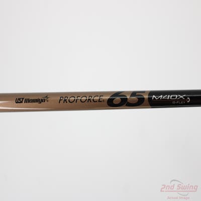 Used W/ TaylorMade RH Adapter UST Mamiya Lin-Q M40X Red 65 Driver Shaft Regular 42.75in