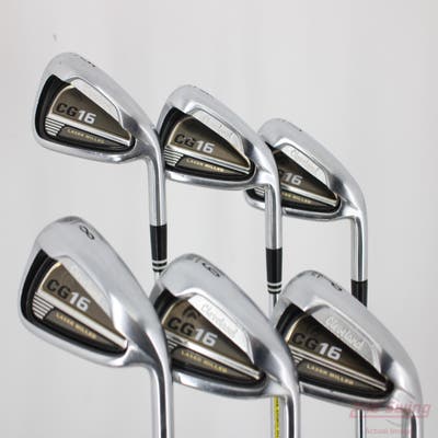 Cleveland CG16 Satin Chrome Iron Set 5-PW Cleveland Traction 85 Steel Steel Regular Right Handed -1/2"