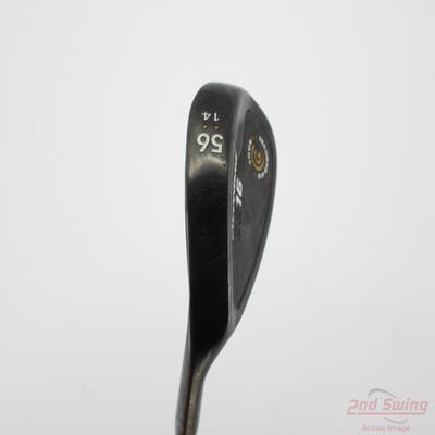 Cleveland CG16 Black Zip Groove Wedge Sand SW 56° 14 Deg Bounce Cleveland Traction Wedge Steel Wedge Flex Left Handed 35.5in