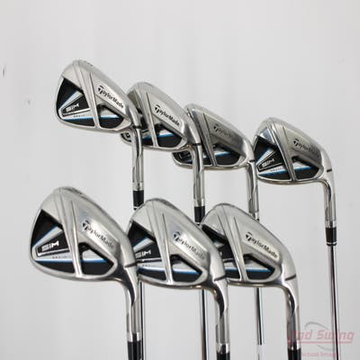 TaylorMade SIM MAX Iron Set 5-PW AW FST KBS MAX 85 Steel Regular Right Handed -1/4"