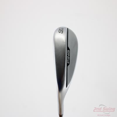 Ping s159 Chrome Wedge Lob LW 60° 8 Deg Bounce B Grind Ping Z-Z115 Steel Wedge Flex Left Handed Black Dot 35.5in