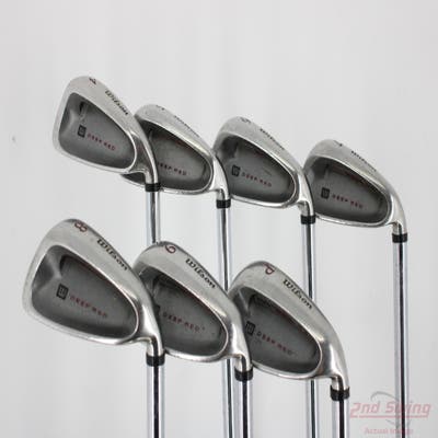 Wilson Staff Deep Red Iron Set 4-PW Stock Steel Shaft Steel Regular Right Handed +1/4"