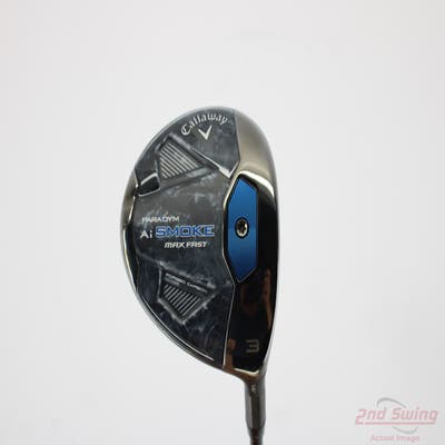 Mint Callaway Paradym Ai Smoke Max Fast Fairway Wood 3 Wood 3W 16° Mitsubishi Tensei Blue/Silver 40 Graphite Senior Right Handed 43.25in