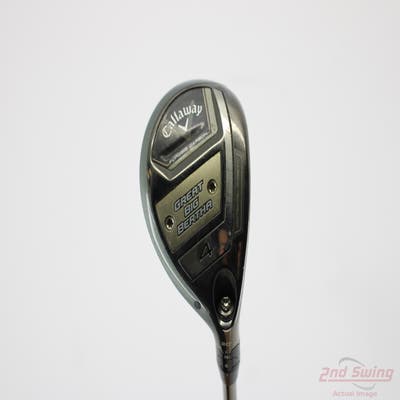 Callaway Great Big Bertha 23 Hybrid 4 Hybrid 20° UST Mamiya Helium Nanocore 60i IP Finish Graphite Stiff Right Handed 41.0in