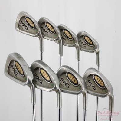 Ping i3 Blade Iron Set 3-PW Ping JZ Steel Stiff Right Handed Green Dot +1/4"