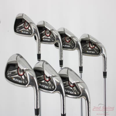 TaylorMade Burner 2.0 HP Iron Set 4-PW TM Superfast 65 Steel Regular Right Handed +1/2"