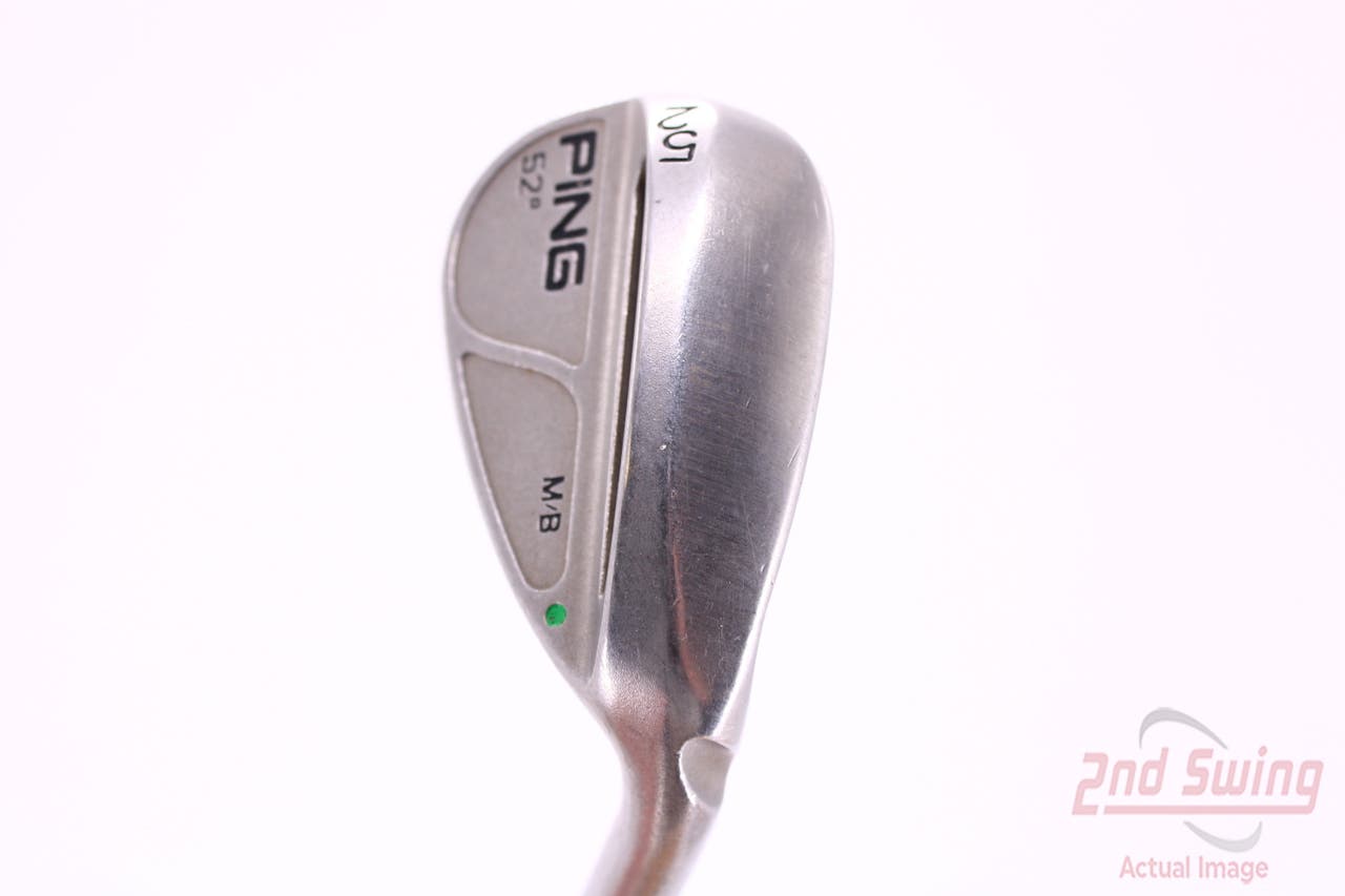 Ping MB Wedge Gap GW 52° Stock Steel Wedge Flex Right Handed Green Dot 35.75in