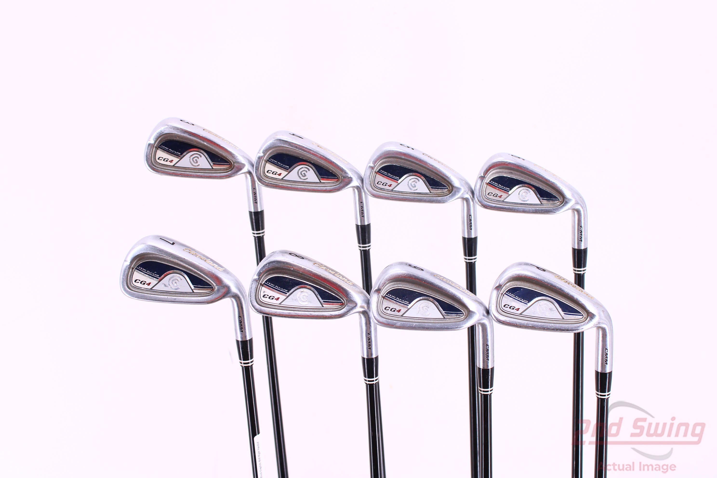 Cleveland CG4 Iron Set 3PW Stock Graphite Stiff Right Handed 38.0in