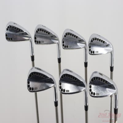 PXG 0311 Chrome Iron Set 4-PW Aerotech SteelFiber i95 Graphite Stiff Right Handed +1/2"