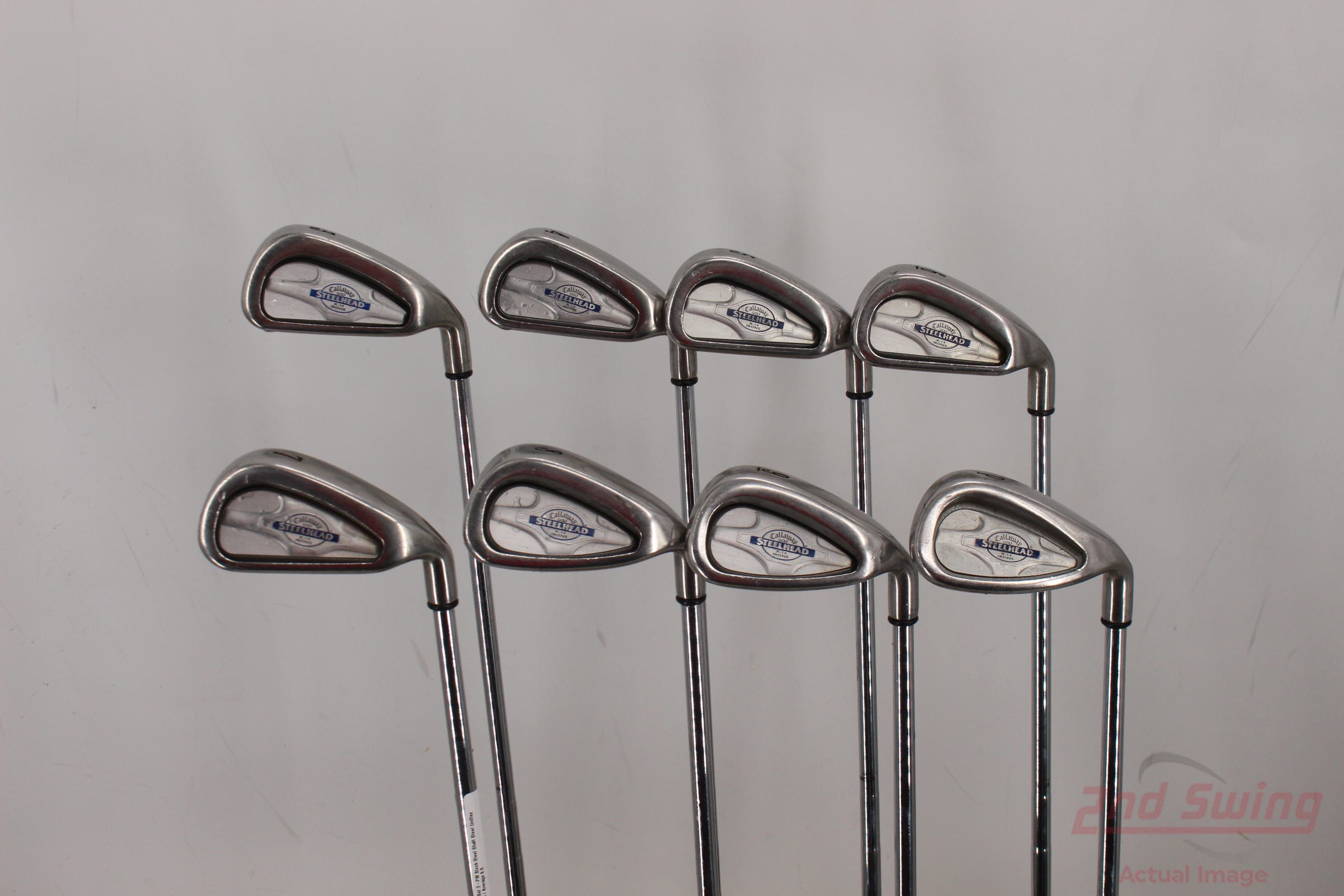 Callaway X14 Iron Set 3PW Stock Steel Shaft Steel Uniflex Right