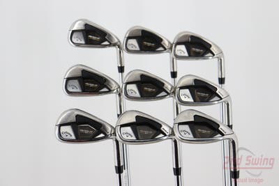 Callaway Rogue ST Max Iron Set 4-PW AW GW True Temper Dynamic Gold S300 Steel Stiff Right Handed 38.5in