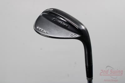 Cleveland RTX 4 Black Satin Wedge Lob LW 58° 9 Deg Bounce Mid Dynamic Gold Tour Issue S400 Steel Stiff Right Handed 35.25in