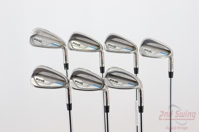 Ping 2015 i Iron Set 5-GW Ping CFS Distance Steel Regular Right Handed Test LieAngle 38.0in