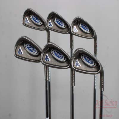 Ping G5 Iron Set 4-9 Iron Ping AWT Steel Stiff Right Handed Red dot 38.0in