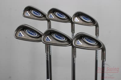 Ping G5 Iron Set 4-9 Iron Ping AWT Steel Stiff Right Handed Red dot 38.0in