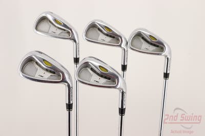 TaylorMade Rac LT 2005 Iron Set 6-PW Stock Steel Shaft Steel Stiff Right Handed 37.25in