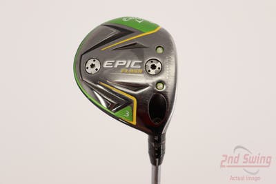 Callaway EPIC Flash Sub Zero Fairway Wood 3 Wood 3W 15° Project X Even Flow Green 65 Graphite Stiff Right Handed 43.5in