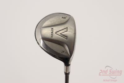 TaylorMade V Steel Fairway Wood 3 Wood 3W 15° TM M.A.S.2 Graphite Regular Right Handed 43.0in