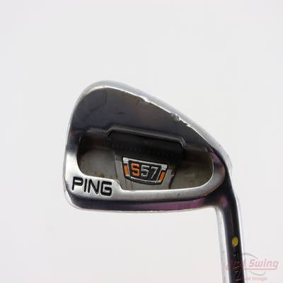 Ping S57 Single Iron 5 Iron Stock Steel Shaft Steel Stiff Right Handed Yellow Dot 37.5in