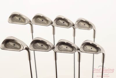 Ping Zing Iron Set 3-PW Ping KT-M Steel Stiff Right Handed Black Dot +1/2"