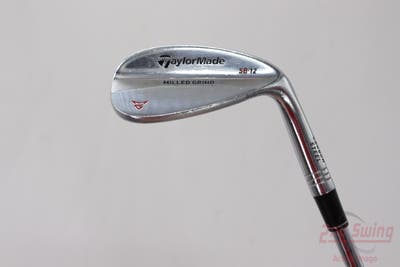 TaylorMade Milled Grind Satin Chrome Wedge Sand SW 56° 12 Deg Bounce Nippon NS Pro Modus 3 Tour 115 Steel Wedge Flex Right Handed 35.75in