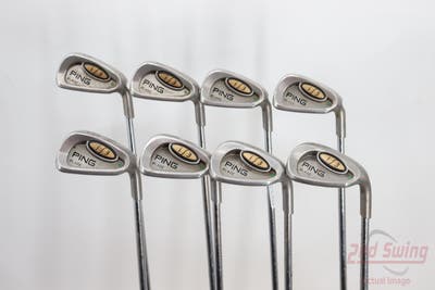 Ping i3 Blade Iron Set 5-GW Ping JZ Steel Stiff Right Handed Green Dot 38.0in