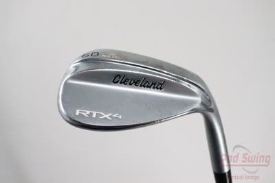 Cleveland RTX 4 Tour Satin Wedge Lob LW 60° 3 Deg Bounce R Grind Dynamic Gold Tour Issue S400 Steel Stiff Right Handed 36.75in