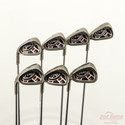 Ping G15 Iron Set 5-PW AW Ping AWT Steel Regular Left Handed Blue Dot +1/4"