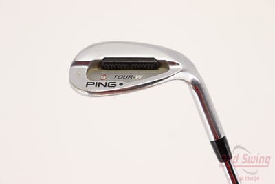 Ping Tour-W Brushed Silver Wedge Sand SW 56° 10 Deg Bounce W Grind Ping AWT Steel Stiff Right Handed Black Dot 35.25in