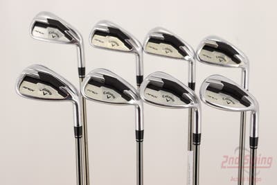 Callaway Apex Iron Set 5-PW AW SW UST Mamiya Recoil 680 Graphite Stiff Right Handed 38.0in