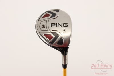 Ping i15 Fairway Wood 3 Wood 3W 15.5° UST Proforce Axivcore Red 79 Graphite Stiff Right Handed 43.0in