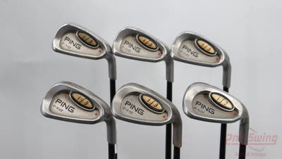 Ping i3 Oversize Iron Set 7-PW GW SW Ping Aldila 350 Series Graphite Senior Right Handed Red dot 36.75in