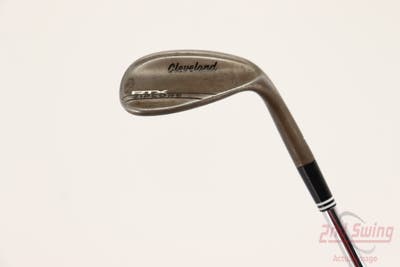 Cleveland RTX ZipCore Raw Wedge Sand SW 54° 10 Deg Bounce Dynamic Gold Spinner TI Steel Wedge Flex Right Handed 34.75in