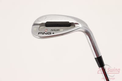 Ping Tour-W Brushed Silver Wedge Sand SW 56° 10 Deg Bounce W Grind Ping AWT Steel Stiff Right Handed Black Dot 35.5in